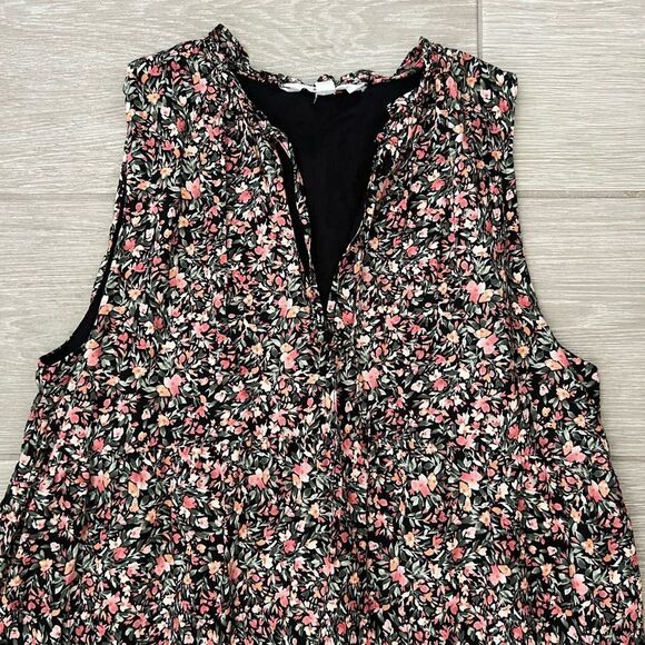 BB Dakota by Steve Madden Frills and Florals Sleeveless Cotton Minidress S - Picture 5 of 10